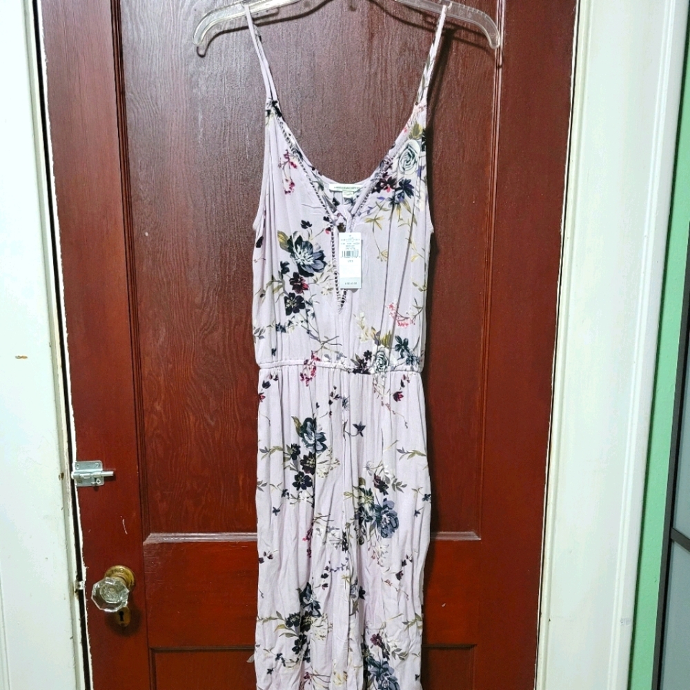 AE FLORAL JUMPSUIT